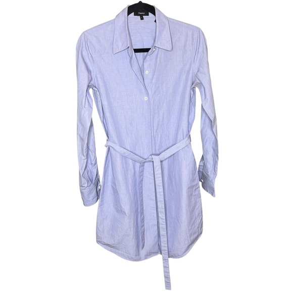 THEORY Cotton Shirtdress size S - Picture 2 of 7